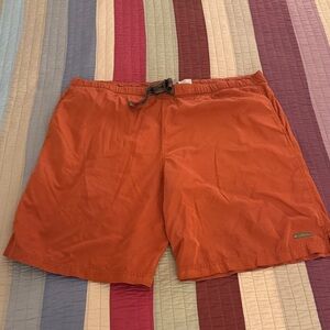 Columbia Men's Orange Swim Board Shorts